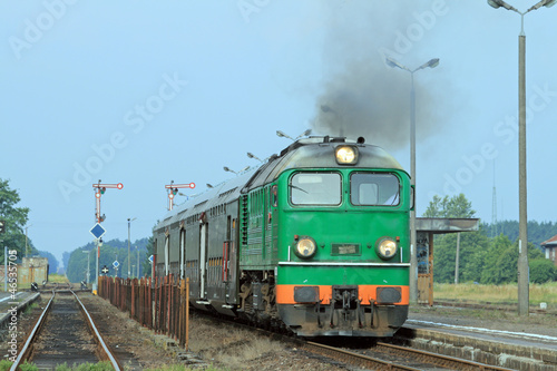 Nowoczesny obraz na płótnie Passenger train