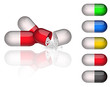 Set of medication capsules