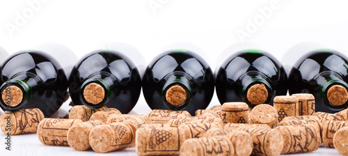 Obraz w ramie wine bottles