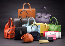 Set Of Beautiful Leather Handbags