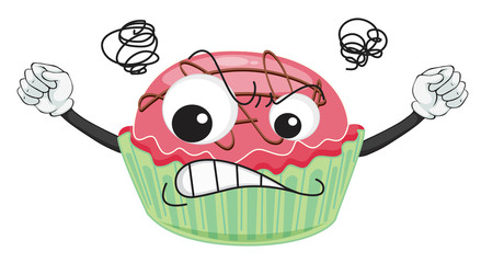 Poster - a cup cake