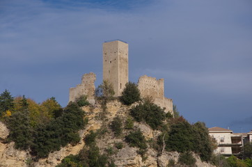 Tower of Montefalcone Appennino, Marche, Italy