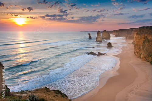 Plakat na zamówienie twelve apostles sunset