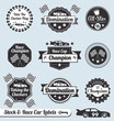 © vreddane - Vector Set: Racing Car Champion Labels and Icons