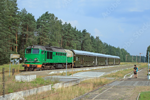 Naklejka dekoracyjna Passenger train