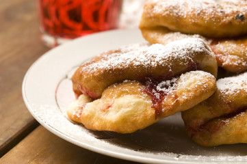 Poster - Sweet doughnuts with rose marmelade