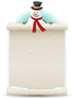 © benchart - Santa Snowman Background