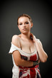 © Xalanx - Beautiful redhead woman in studio