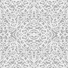 Abstract floral background, seamless pattern