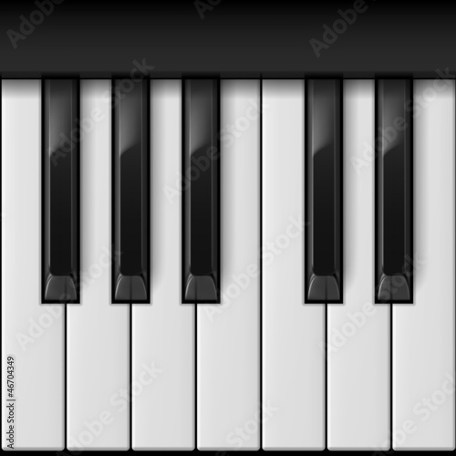 Naklejka na szybę Piano keys