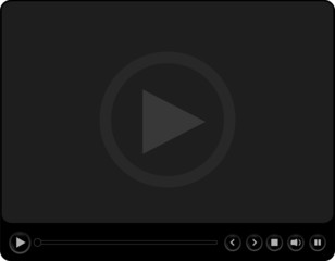 Poster - Media player interface