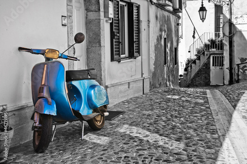 Naklejka - mata magnetyczna na lodówkę Alleyway. Deliceto. Puglia. Italy.