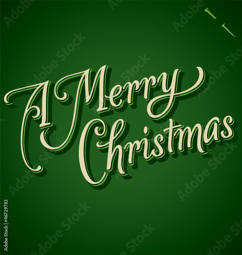 Merry christmas (traditional script) MERRY CHRISTMAS hand lettering (vector) Stock Vector | Adobe Stock