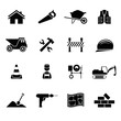 Icons Werkzeuge Bereich Bauwesen