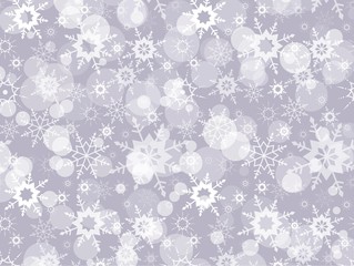 Wall Mural - abstract christmas background with snowflakes
