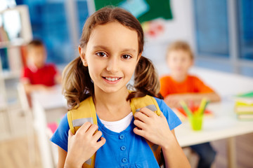 Wall Mural - Schoolgirl