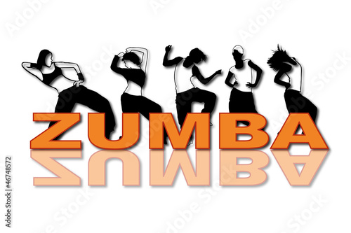 Fototapeta na wymiar Icône zumba