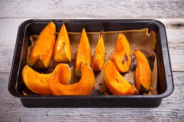 Wall Mural - Roasted pumpkin