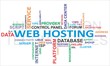 word cloud - web hosting
