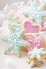 Poster - Pastel colored cookies