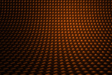 A Realistic Cooper Carbon Fiber Weave Background Or Texture