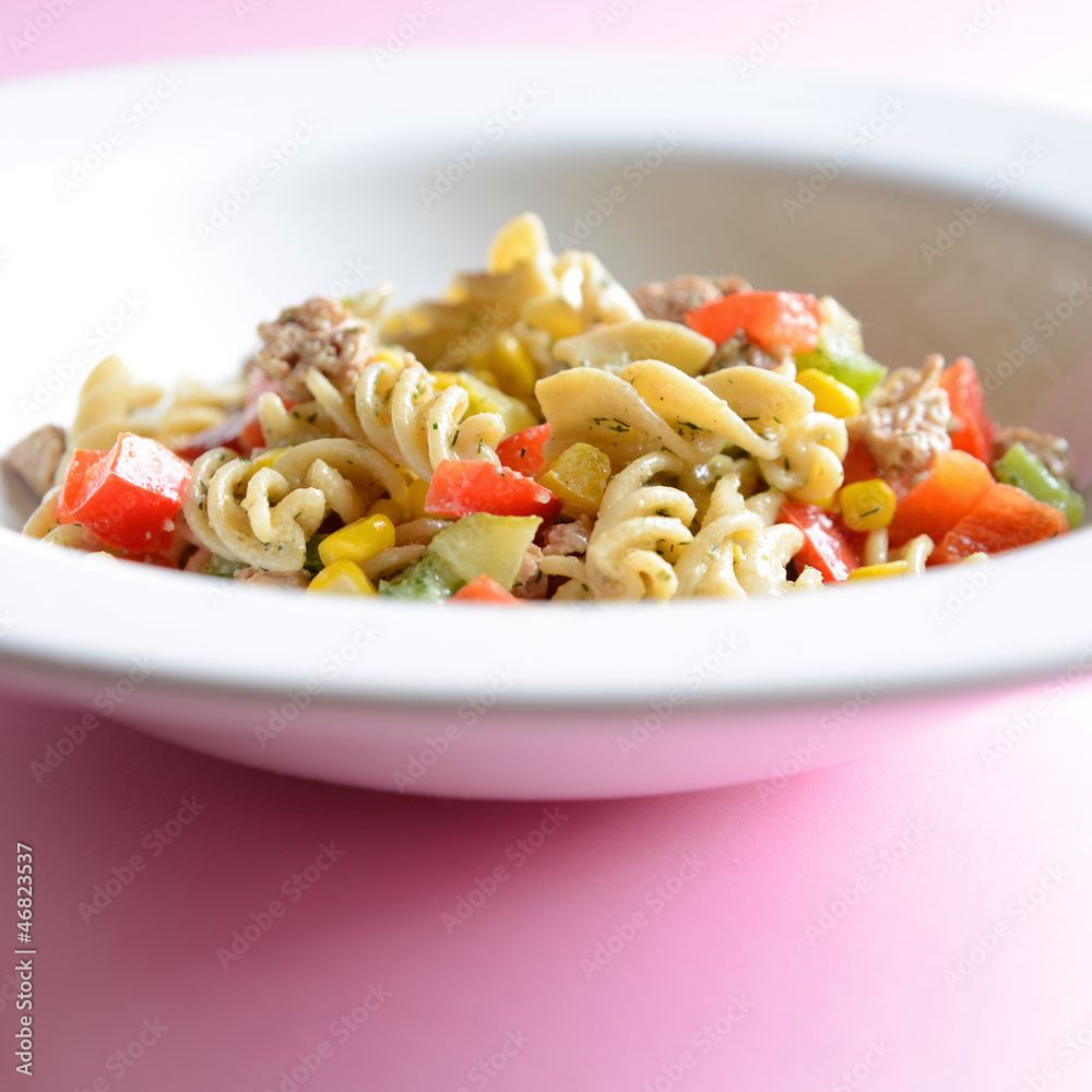 Bunter Nudelsalat Stock Photo | Adobe Stock Bunter Nudelsalat Stock Photo | Adobe Stock