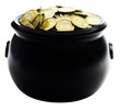© imagedb.com - Pot of gold coins