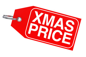 Fototapete - Christmas price tag