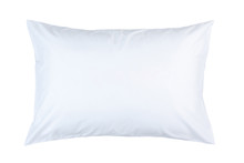 Pillow With White Pillow Case On White Background
