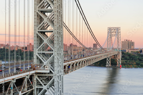 Naklejka - mata magnetyczna na lodówkę George Washington Bridge