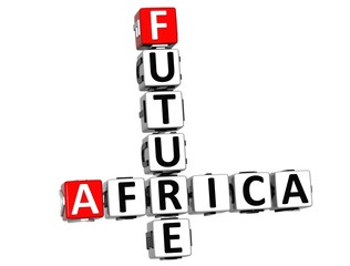 Leinwandbilder - 3D Future Africa Crossword