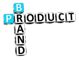 Poster - 3D Brand Product Crossword