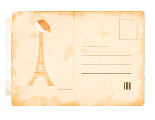 vintage post card background with place for your text