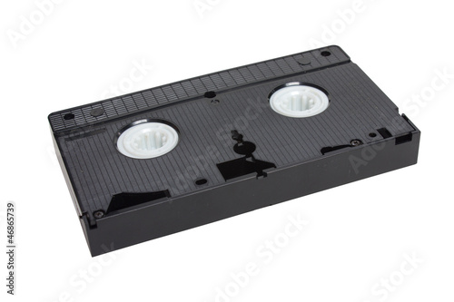 Fotografia, Obraz Videotape Isolated On White Background.