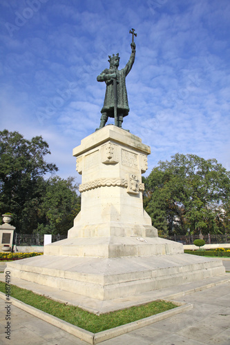 Fotografie, Obraz Monument of Stefan cel Mare si Sfant (Stefan the Great and Holy)