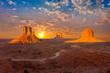 monument valley sunset clouds