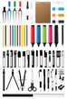 stationery collection vector