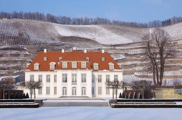 Wall Mural - Radebeul Schloss Wackerbarth Winter 04