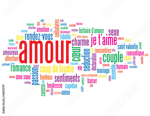 Nuage De s Amour Je T Aime Amoureux Saint Valentin Stock Vector Adobe Stock