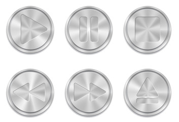 Metal multimedia buttons