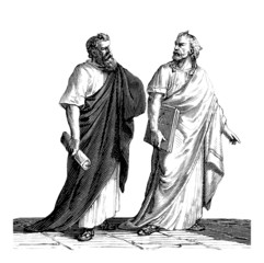 Wall Mural - Greek Philosophers - Antiquity