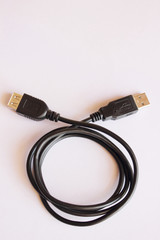 Black usb cable