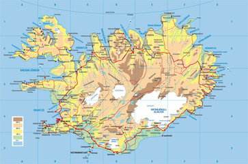 iceland map
