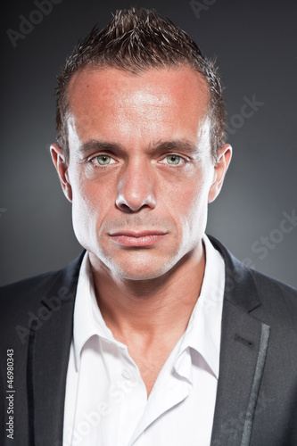 Good Looking Business Man Blue Eyes And Short Blonde Hair Buy