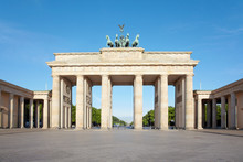Brandenburg Gate, Blue Sky, Berlin, Germany