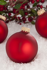 Shiny Red Christmas Ornament