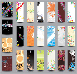 Wall Mural - Set of flyers and banners