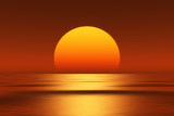 Fototapeta Zachód słońca - beautiful sunset