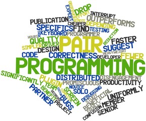 word cloud for pair programming