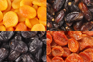Wall Mural - Set of dried fruits